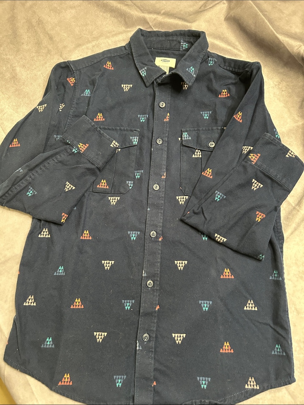 Boys Old Navy Southwestern Patterned Button-Up Shirt - 14 -16